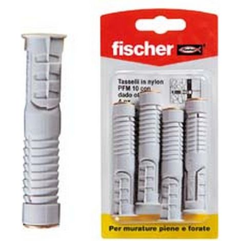 12BL TASSELLI IN NYLON "PMF" RICAMBIO PER MENSOLE "CSB/CPF" - PFM 8K in blister da pz.4