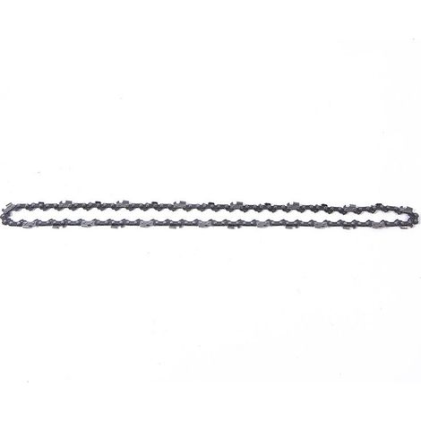 Kettensägenkette und Führungsschiene, Kettensägenkette für 40 cm (16") Führungsschiene / 3/8" Teilung / niedriges Profil / 1,3 mm Dicke / halbkreisförmige Zähne / 55 Treibglieder - kompatibel mit Stih