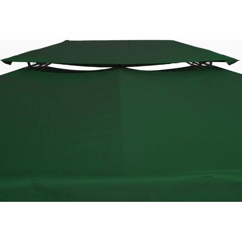 Pavillondach Ersatzdach belüftet 3x4 m Polyester HAVRYA (1/4)
