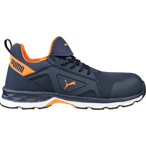 Chaussures de sécurité basses S1PS CHASE bleu/orange - PUMA SAFETY - 643780 43 (1/4)