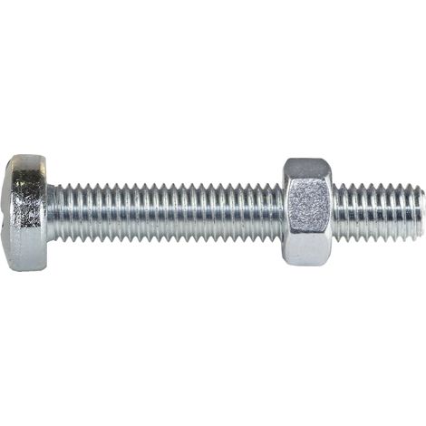 Viti metriche tcb 4x40 con dado per fissaggi meccanici pezzi 25 (1/5)