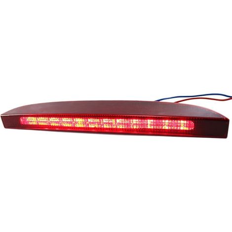 Riloer Troisième Feu de Stop pour Clio 2, 7700410753 Troisième feu arrière de frein arrière à montage haut, troisième feu stop à LED, compatible avec Renault Clio II 1998-2005, rouge (1/5)