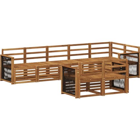 Set divani Legno di Acacia Massello vidaXL (1/5)
