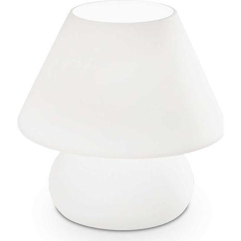 Ideal Lux Prato - Petite lampe de table 1 lumière blanche, E14 (1/2)