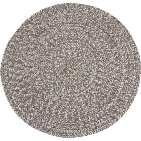 tappeto "solid" rotondo beige, ø 120 cm (1/3)