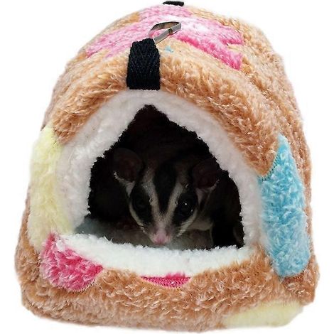 Hamac suspendu pour hamster, nid oscillant pour rat, chinchilla, cochon d’Inde, perroquet et furet.