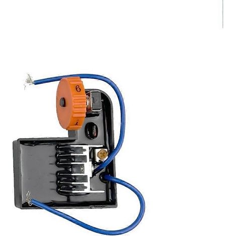 1 variateur de vitesse en métal et plastique, compatible avec les meuleuses haute puissance 180/230 V et les accessoires pour outils électriques dotés d'un dissipateur thermique. (1/5)