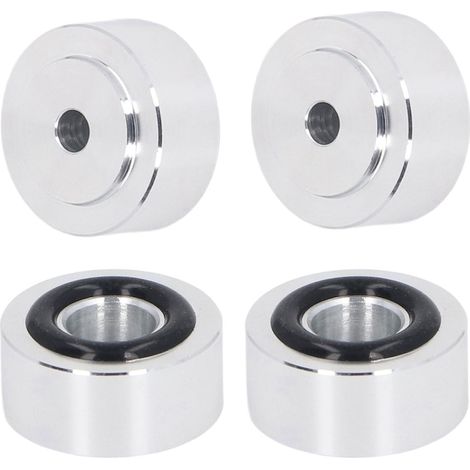 Lot de 4 pieds amortisseurs pour enceintes, plateforme d'isolation en aluminium, réduction des vibrations audio (1/5)