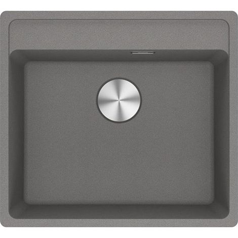 Franke Einbaubecken Maris MRG 210-52 A Fragranit flächenbündig einbaubar, Steingrau, Druckknopfventil (1/3)