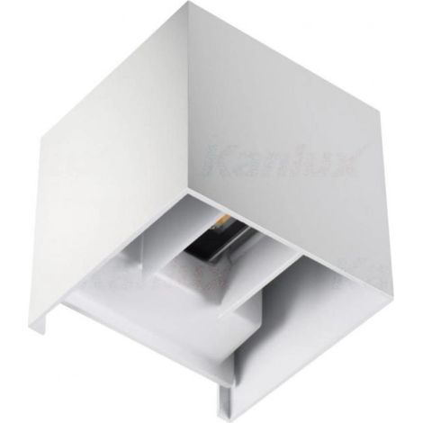 Luminaria LED EL para fachadas, 7W-L-W, 500lm, luz blanca 4000K, 28992
