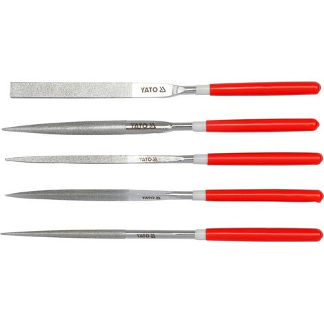 Yato YT-6156 - Diamond needle file set 5pcs 5x180x70mm