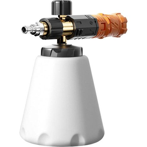Pistolet à mousse pour laveuse et lave-auto pistolet à eau pulvérisateur de 1000 ml à large ouverture pour lavage de voiture domestique PA