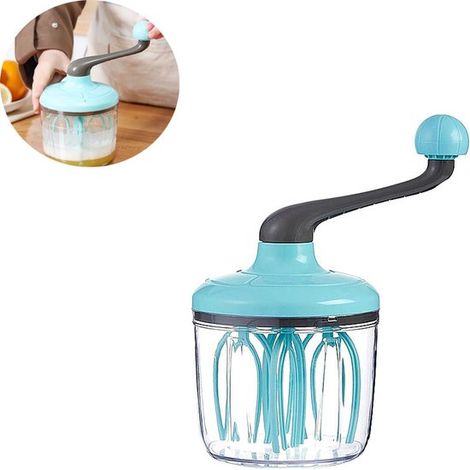 Milchaufschäumer - Manueller Milchaufschäumer - Schneebesen - Milchaufschäumer - Handmixer - Schneebesen - Sahnespender - Manueller Sahnemixer - Sahnemixer - Schneebesen - Zum Backen - Schneebesen - S