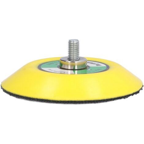 Plaque arrière auto-agrippante pour ponceuse pneumatique, polisseuse, tampon en PU pour le meulage et le polissage, filetage M6x1 de 3 pouces, 15 000 tr/min (1/5)