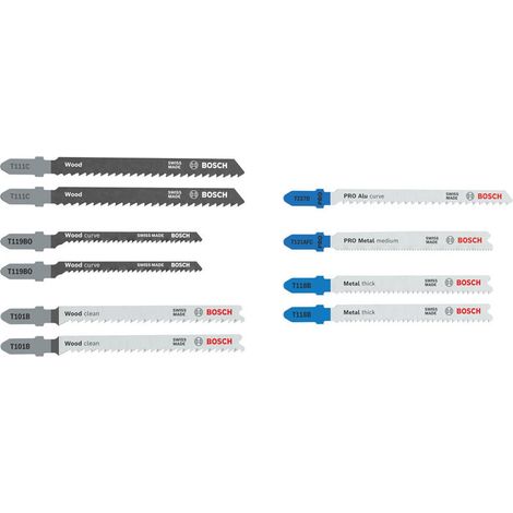 Bosch Stichsägeblatt Set Wood and Metal Advanced 10-tlg. - 2607012072 (1/5)