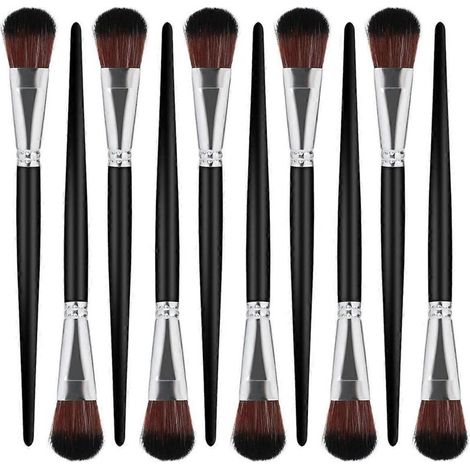 Pinceau estompeur ovale noir, n° 10, pour peinture acrylique (1/5)