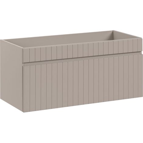 Meuble sous lavabo de salle de bain  AREA CACHEMIRE  L.100 - H.46 - P.45,6 (1/4)