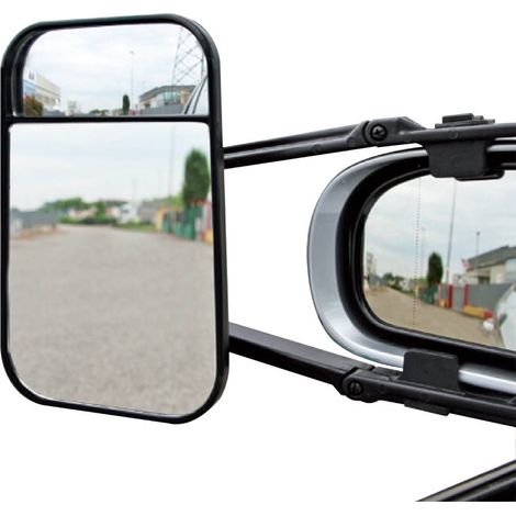 IWH Caravanspiegel XL Duo 019606 Rétroviseur 220 mm x 125 mm