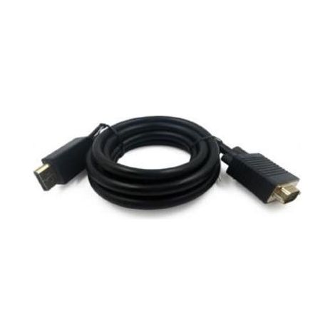 Gembird CCP-DPM-VGAM-6 DisplayPort-VGA-Kabeladapter Schwarz - Kabeladapter (DisplayPort, VGA, Stecker/Buchse, 1,8 m, Schwarz) (1/2)