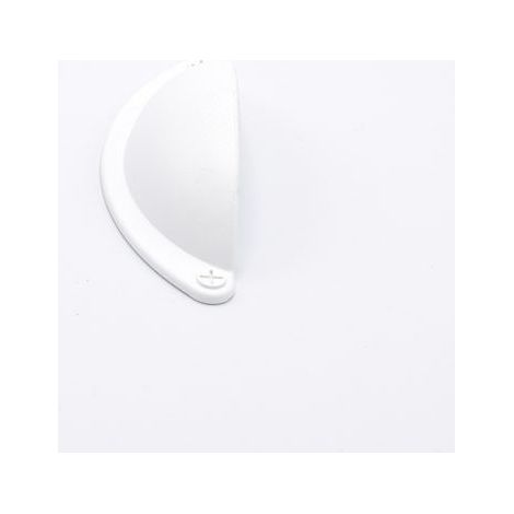 Maniglia per Arredo Mobili Nicchia Laccata Bianca 105 x 34 mm