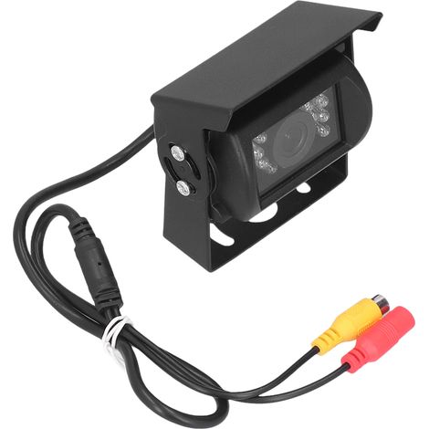 120°-Rückfahrkamera mit 18 LEDs, wasserdicht nach IP68, Nachtsicht, 12–24 V Stromversorgung, universell für Pkw, Lkw und Busse (1/5)