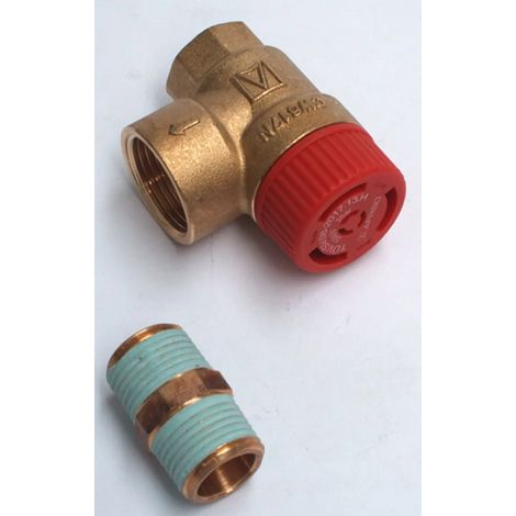 DAIKIN Válvula de seguridad 3 Bar para ROTEX A1 BO-BG hasta año 2018, 5004928
