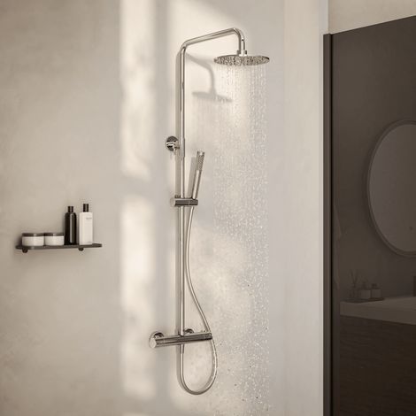 LOMAZOO Colonne de Douche Thermostatique Chrome [VINCENZO] -