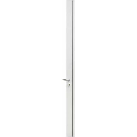 SERRURE BANDEAU 6 PTS BLANC S/CYL. REVERSIBLE DTE-GHE TIRANT-POUSSANT