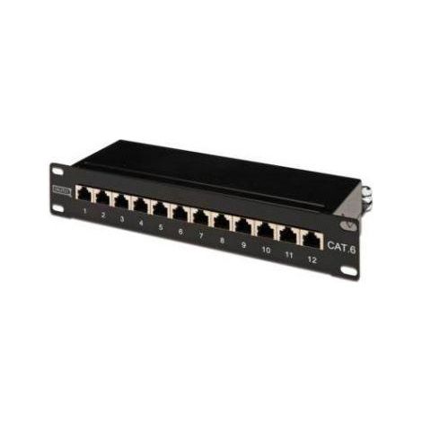 logilink DN-91612S panneau de connexion noir 12 ports