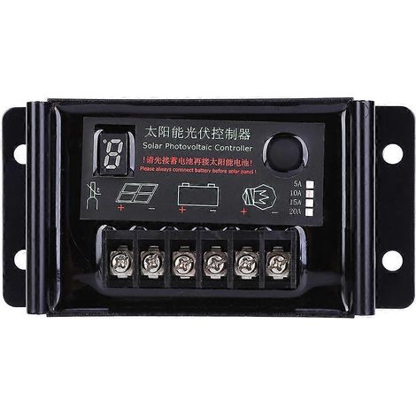 Solarmodul-Regler, Stromerzeugungsregler, wasserdicht, 10 A, 9,6 V, 11,1 V, 12,8 V, 14,8 V, 22,2 V