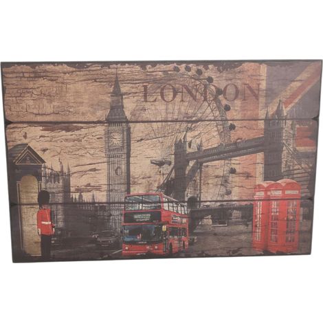 Obraz vintage retro autobús de Londres (1/5)