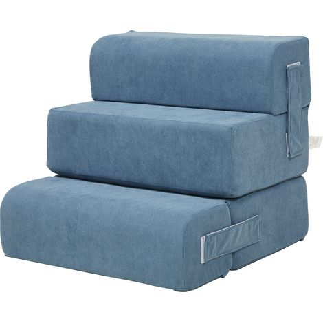 Escalier pour chien pour animaux 45 x 50 x 45 cm bleu (1/4)