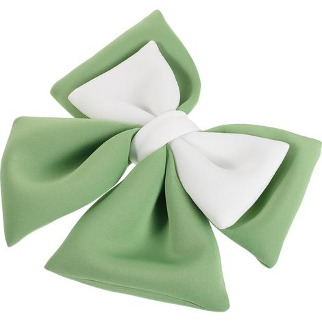 Nœud Décoratif Amovible Vert et Blanc pour Feu Arrière de Voiture et (1/5)