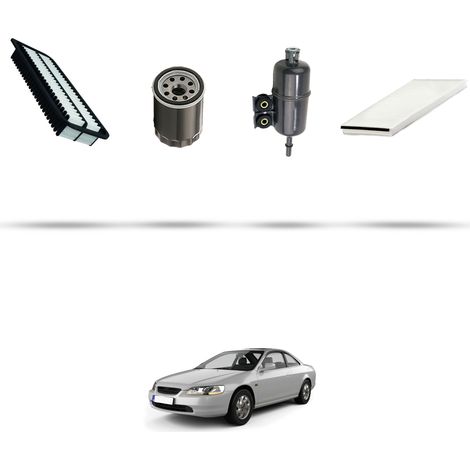 Kit tagliando 4 filtri compatibile con Honda Accord Coupe VII 3.0 V6 147kw dal 1998 (1/5)