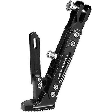 CNC-gefräster Motorrad-Fußständer aus Metall mit fünf Positionen und Höhenverstellung – Schwarz (1/5)