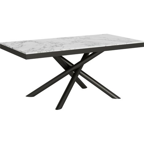 Tavolo "Barletta" allungabile in legno per sala da pranzo -Allungabile fino a 440 cm / Marmo (1/5)