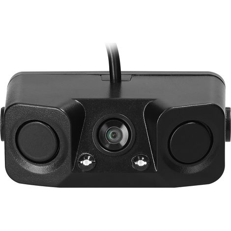 Caméra de recul vidéo étanche 3 en 1 avec 2 radars de détection et avertisseur sonore. (1/5)