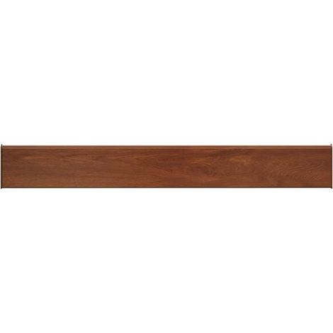 Appuis de fenêtre en bois brun, 80 x 10 x 4,5 cm, en PVC. (1/5)