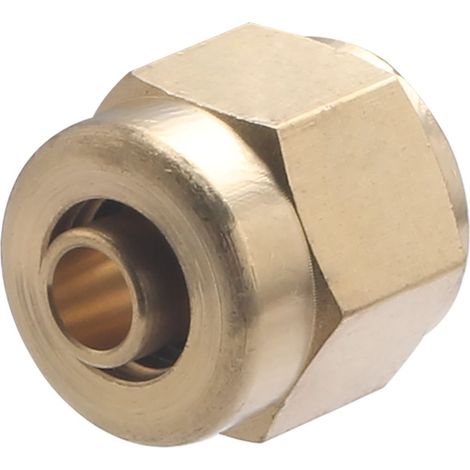 Raccord droit à compression pour tube PER NOYON & THIEBAULT - Ø 12 mm à visser femelle écrou libre F1/2' (15x21) - 3288-1512L1