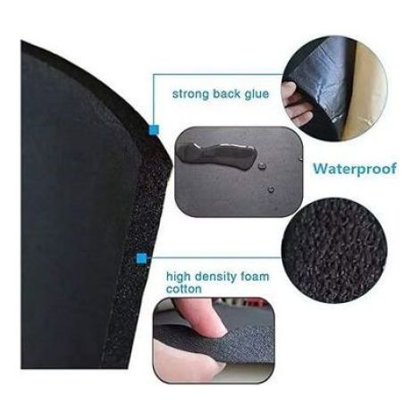 Tapis insonorisant étanche 100cm x 50cm x 6mm – Isolation phonique pour voiture – Réduit bruit moteur et vibrations (1/5)