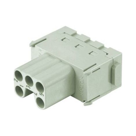 Módulo enchufe Harting han 005 2716 5 polos 16A
