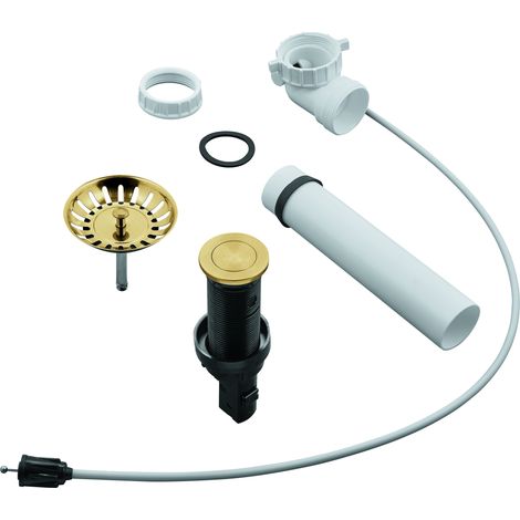 Garniture de vidage à tirette GROHE, excentrique rond à pousser