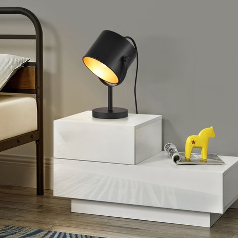 Lampada da Comodino 'Farstorp' - Altezza: 25 cm - Illuminazione Faro [lux.pro] (1/4)