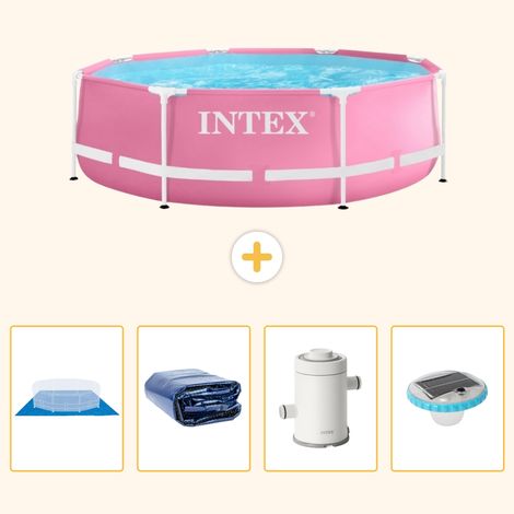 Intex Piscine Tubulaire Ronde - 244x76 cm - 5-pièces  S98 (1/5)