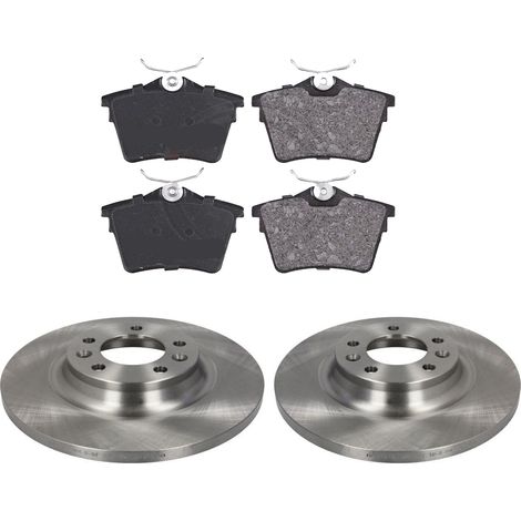 KIT FRENI POSTERIORI compatibile con CITROEN C5 III (RD,RW) - DISCHI + PASTIGLIE OEM: FDB1727, FDB1766 / 17555 /SOSTITUZIONE DIRETTA/BASSA POLVERE/SILENZIOSO (1/5)