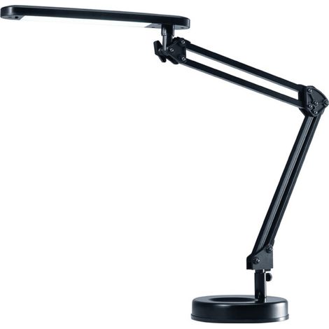 [NEUWERTIG] B-Ware Hansa Schreibtischleuchte Lampe Led Schwarz Aluminium Verstellbar 5000 K 6 W 60cm