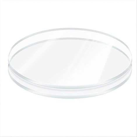 plaques rondes en verre acrylique de 6 mm d'épaisseur, 6 pouces de diamètre. (1/5)