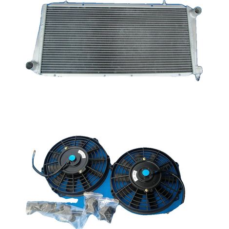 Radiateur, Aluminium Alliage, Compatible avec MG Rover, 60 cm x 40 cm x 7 cm, Taille du Noyau 32 mm, Double Ventilateurs (1/5)
