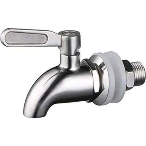 Distributeur de Boissons en Acier Inoxydable Robinet de Robinet de Remplacement pour Homebrew Barrel Fermenter Vin Bière Distribut (1/4)