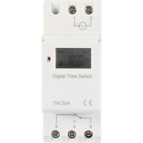 Minuteur Numérique 30A avec Commande Programmable pour Disjoncteur Électronique 110V (1/5)